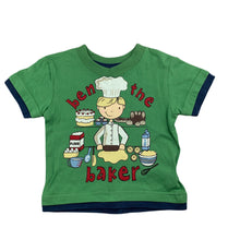 Load image into Gallery viewer, Dymples green cotton t-shirt / tee, baker, size 00, BNWT