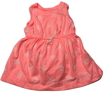Girls Carters, floral casual dress + nappy cover / bloomers, NEW, size 6 months, L: 36cm