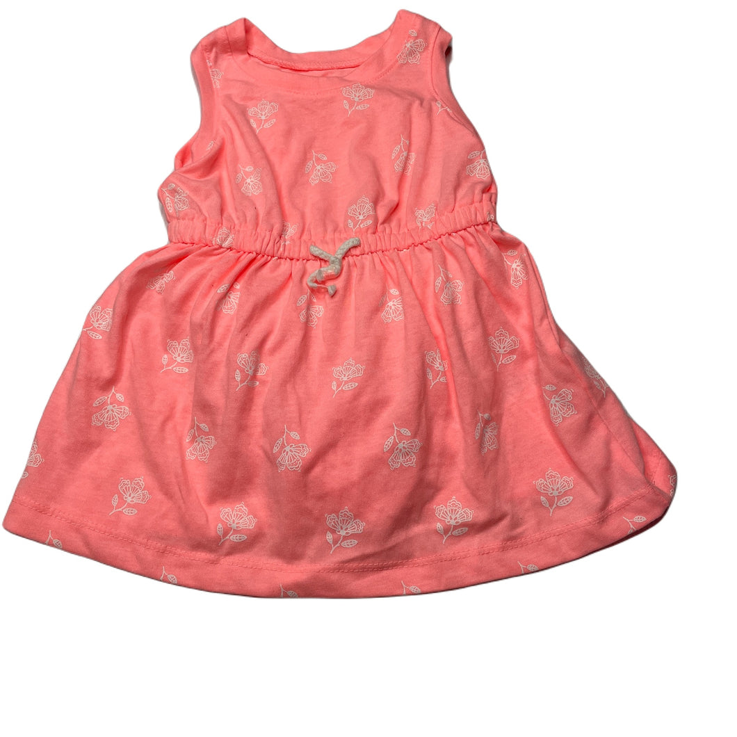 Girls Carters, floral casual dress + nappy cover / bloomers, NEW, size 6 months, L: 36cm