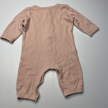Load image into Gallery viewer, Girls Baby Berry, pink waffle cotton romper, FUC, size 00,  