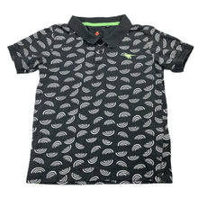 Load image into Gallery viewer, Boys Tilt, cotton polo shirt top, dinosaur, GUC, size 6,  