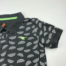 Load image into Gallery viewer, Boys Tilt, cotton polo shirt top, dinosaur, GUC, size 6,  