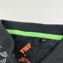 Load image into Gallery viewer, Boys Tilt, cotton polo shirt top, dinosaur, GUC, size 6,  