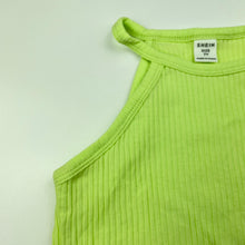 Load image into Gallery viewer, Girls SHEIN, line green ribbed summer top, EUC, size 7,  