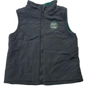 Boys Sprout, reversible grey/green vest, GUC, size 1,  