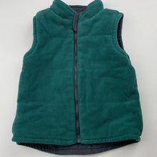 Load image into Gallery viewer, Boys Sprout, reversible grey/green vest, GUC, size 1,  