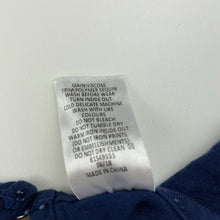 Load image into Gallery viewer, Girls Target, navy open-shoulder top, sequin trim, GUC, size 4,  