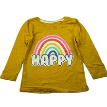 Load image into Gallery viewer, Girls Favourites, cotton long sleeve top, marks right sleeve, FUC, size 3,  