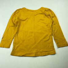 Load image into Gallery viewer, Girls Favourites, cotton long sleeve top, marks right sleeve, FUC, size 3,  