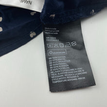 Load image into Gallery viewer, Girls H&amp;M, navy lightweight cotton top, GUC, size 4,  