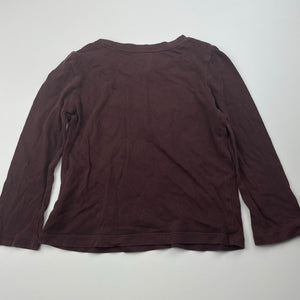 Girls GAP, cotton long sleeve t-shirt / top, GUC, size 3,  