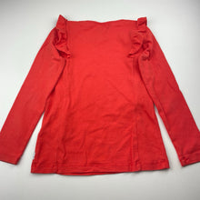 Load image into Gallery viewer, Girls Pumpkin Patch, stretchy ruffle long sleeve top, GUC, size 8,  