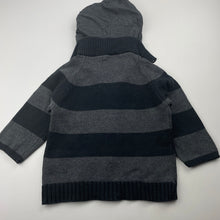 Load image into Gallery viewer, Boys Cotton On, knitted cotton zip hoodie sweater, Sz:XS, armpit to armpit: 29cm, armpit to cuff: 18cm, FUC, size 2-3,  