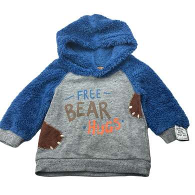 Boys Pumpkin Patch, fleece lined hoodie sweater, GUC, size 0,  