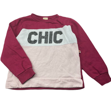 Girls Livy, embellished fleece lined sweater / jumper, GUC, size 4,  