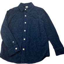 Load image into Gallery viewer, Boys Anko, navy corduroy cotton long sleeve shirt, EUC, size 9,  