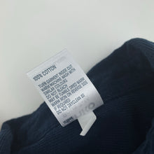 Load image into Gallery viewer, Boys Anko, navy corduroy cotton long sleeve shirt, EUC, size 9,  