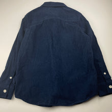 Load image into Gallery viewer, Boys Anko, navy corduroy cotton long sleeve shirt, EUC, size 9,  