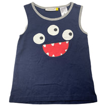 Load image into Gallery viewer, Boys Lily &amp; Dan, cotton pyjama singlet top, EUC, size 4,  