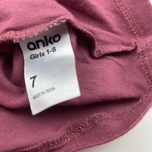 Load image into Gallery viewer, Girls Anko, cotton long sleeve t-shirt / top, GUC, size 7,  