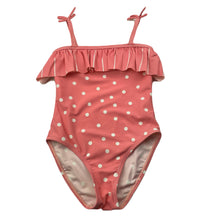 Load image into Gallery viewer, Girls Anko, pink &amp; white spot swim one-piece, GUC, size 3,  