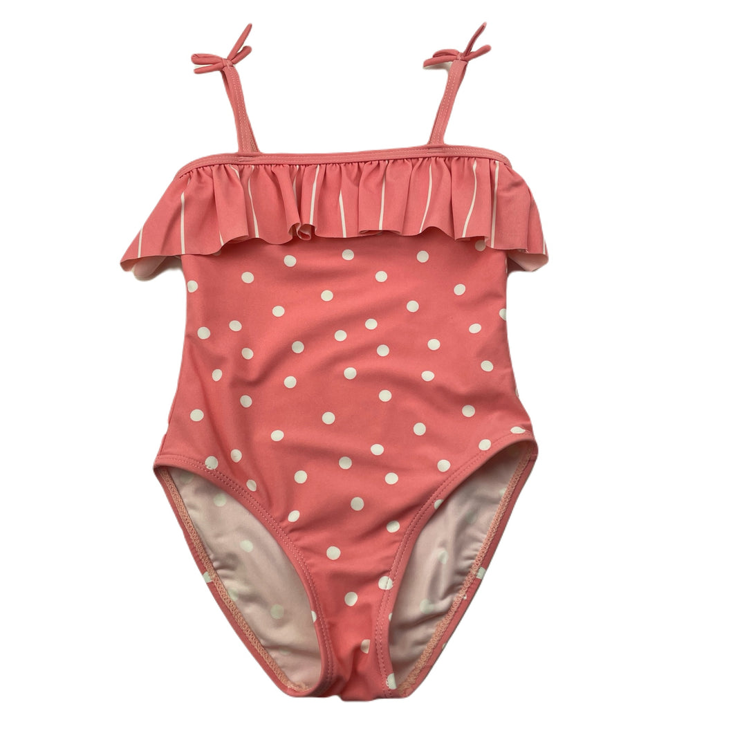 Girls Anko, pink & white spot swim one-piece, GUC, size 3,  