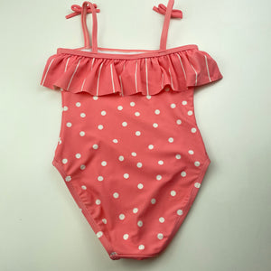 Girls Anko, pink & white spot swim one-piece, GUC, size 3,  