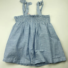 Load image into Gallery viewer, Girls Mango, striped cotton / linen summer top, NEW, size 8,  