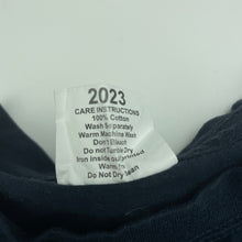 Load image into Gallery viewer, Boys Reece, navy cotton t-shirt / top, EUC, size 8-9,  