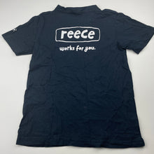 Load image into Gallery viewer, Boys Reece, navy cotton t-shirt / top, EUC, size 8-9,  