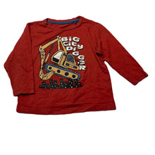 Load image into Gallery viewer, Boys Favourites, cotton long sleeve top, digger, FUC, size 2,  
