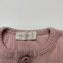 Load image into Gallery viewer, Girls Jamie Kay, ribbed organic cotton blend bodysuit / romper, EUC, size 000,  