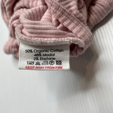 Load image into Gallery viewer, Girls Jamie Kay, ribbed organic cotton blend bodysuit / romper, EUC, size 000,  