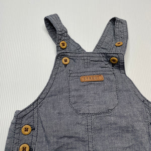 Boys Sprout, lightweight cotton overalls / shortalls, GUC, size 00,  