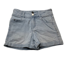 Load image into Gallery viewer, Girls Anko, blue stretch denim shorts, adjustable, GUC, size 9,  