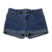 Load image into Gallery viewer, Girls Anko, blue stretch denim shorts, adjustable, GUC, size 8,  