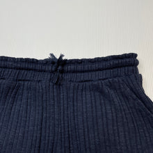 Load image into Gallery viewer, Girls Anko, blue ribbed shorts, elasticated, GUC, size 6,  