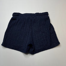 Load image into Gallery viewer, Girls Anko, blue ribbed shorts, elasticated, GUC, size 6,  