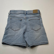 Load image into Gallery viewer, Girls Target, stretch knit denim shorts, adjustable, GUC, size 7,  