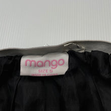Load image into Gallery viewer, Girls Mango, lined black &amp; silver tulle skirt, elasticated, L: 26.5cm, EUC, size 5,  