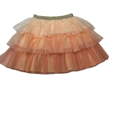 Load image into Gallery viewer, Girls lined, tiered tulle skirt, elasticated, no labels, L: 34cm, W: 35cm across unstretched, EUC, size 6-8,  