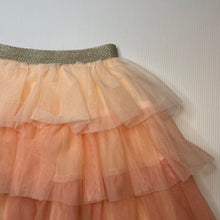 Load image into Gallery viewer, Girls lined, tiered tulle skirt, elasticated, no labels, L: 34cm, W: 35cm across unstretched, EUC, size 6-8,  