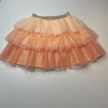 Load image into Gallery viewer, Girls lined, tiered tulle skirt, elasticated, no labels, L: 34cm, W: 35cm across unstretched, EUC, size 6-8,  