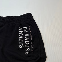 Load image into Gallery viewer, Girls H&amp;M, black casual shorts, elasticated, EUC, size 10,  