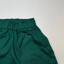Load image into Gallery viewer, Girls green, lightweight shorts, elasticated, EUC, size 5,  