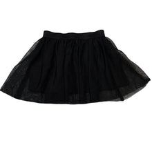 Load image into Gallery viewer, Girls H&amp;T, lined black tulle skirt, elasticated, L: 27cm, GUC, size 5,  