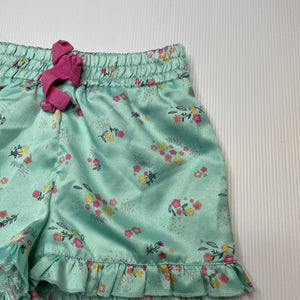 Girls Cotton On, lightweight floral pyjama shorts, GUC, size 3,  