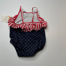 Load image into Gallery viewer, Girls Gymboree, Stars &amp; Stripes swim one-piece, NEW, size 00,  