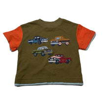 Load image into Gallery viewer, Boys Monsoon, embroidered soft cotton t-shirt / top, EUC, size 00,  