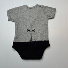 Load image into Gallery viewer, Boys Frenchi Mini Couture, soft cotton novelty romper, EUC, size 00,  